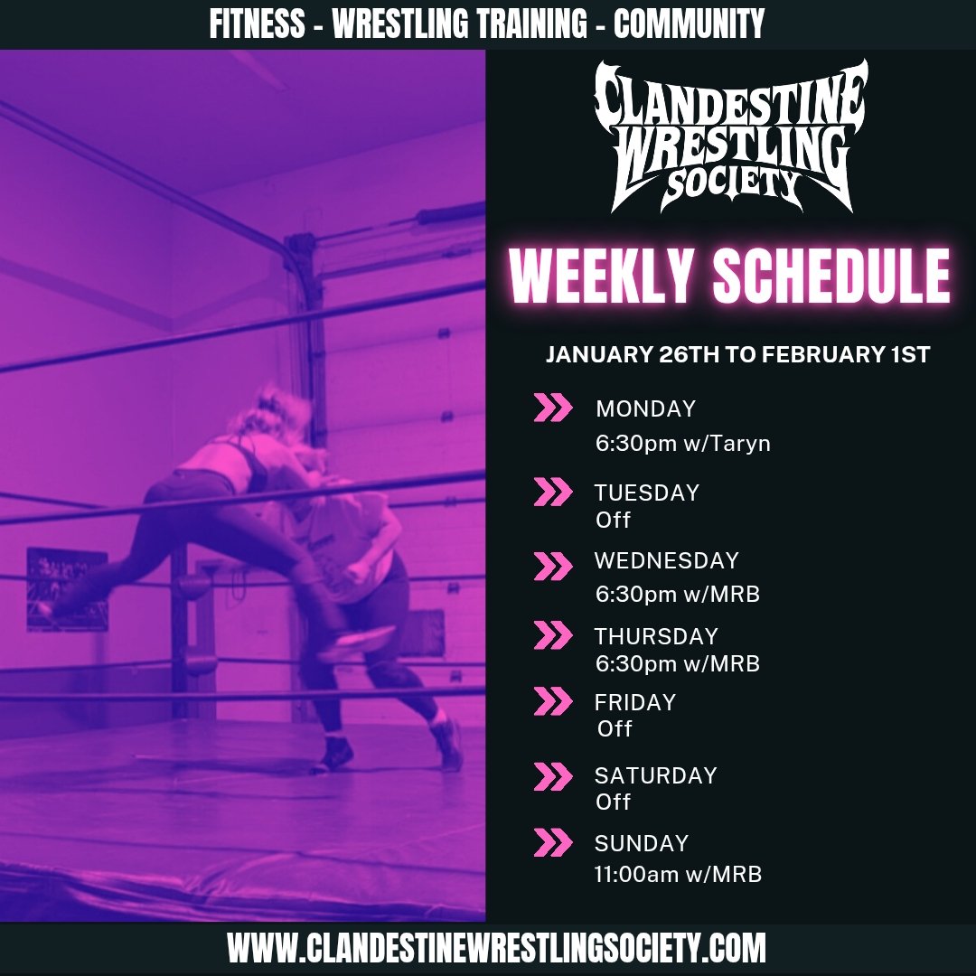 The Clandestine Wrestling Society tweet media