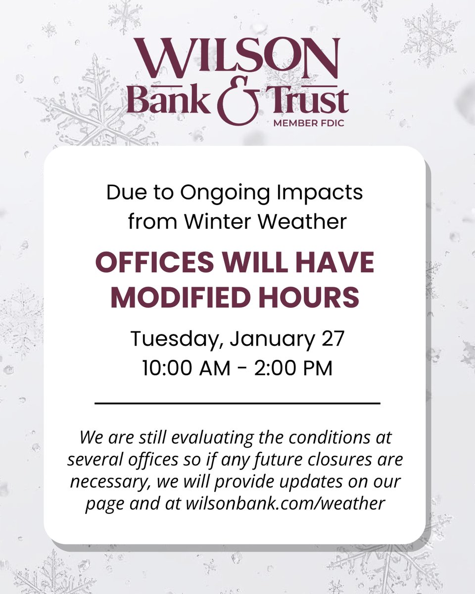 Wilson Bank & Trust tweet media