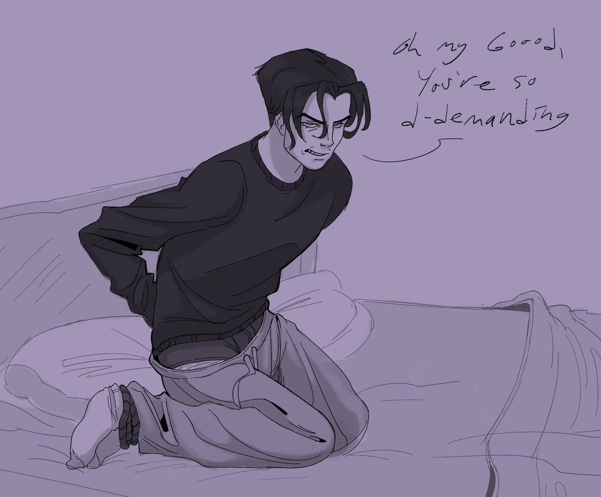 sleepalk's tweet image. Fic so good I had to post fanart here for the first time #miketosis #michaelafton