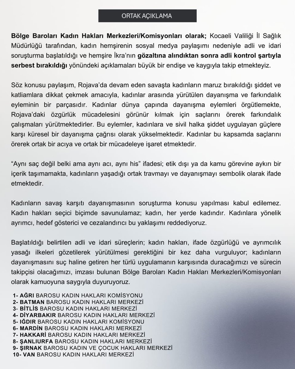 Van Barosu Kadın Hakları Merkezi tweet media