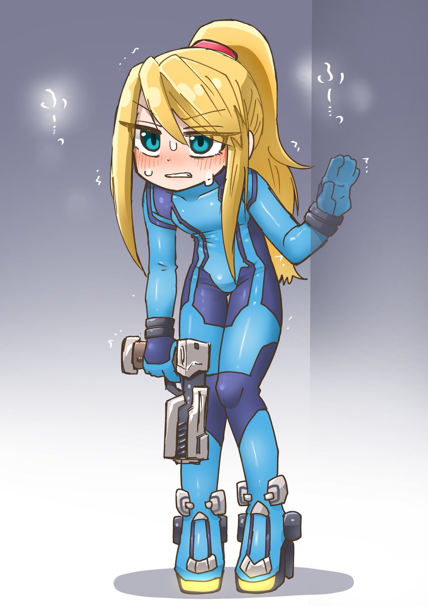 これは謎の攻撃を受けて身体が小さくなってしまったタイプのサムス 