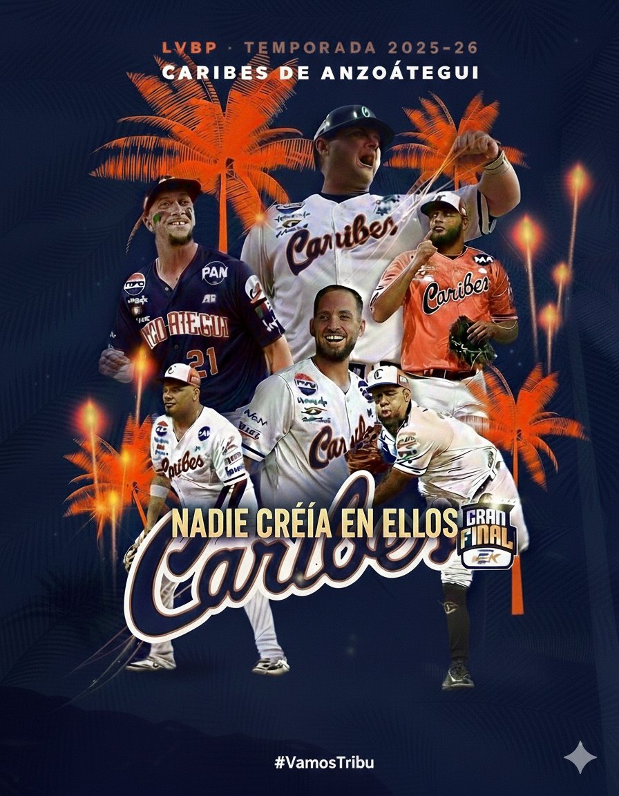 Caribes de Anzoátegui, NADIE creía en ellos...Guerreros y Enfocados hacía un nuevo campeonato! 🏆🏆🏆🏆🏆