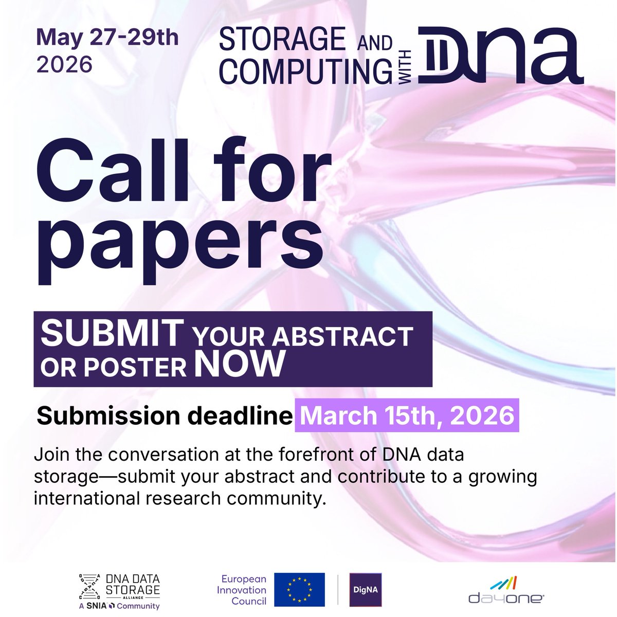 DNA Data Storage Alliance tweet media