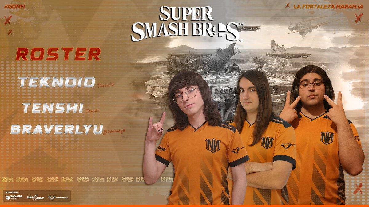🚨 𝐍𝐔𝐄𝐕𝐀 𝐒𝐄𝐂𝐂𝐈𝐎𝐍 &amp; 𝐑𝐎𝐒𝐓𝐄𝐑

¡Os presentamos nueva sección y nuevo roster de #SmashBrosUltimate, un orgullo teneros con nosotros! 😊

<a href="/The_Teknoid/">Hola soy Teknoid y ODIO a Sora</a>  
<a href="/_Tenshi03/">mini pekka clash royale</a> 
<a href="/BraveBayo/">BravelyU🦋</a> 

¡Bienvenidos a 𝑵𝑨𝒁𝑮𝑼𝑳 𝑵𝑨𝑻𝑰𝑶𝑵!👏 

#GoNN 🧡