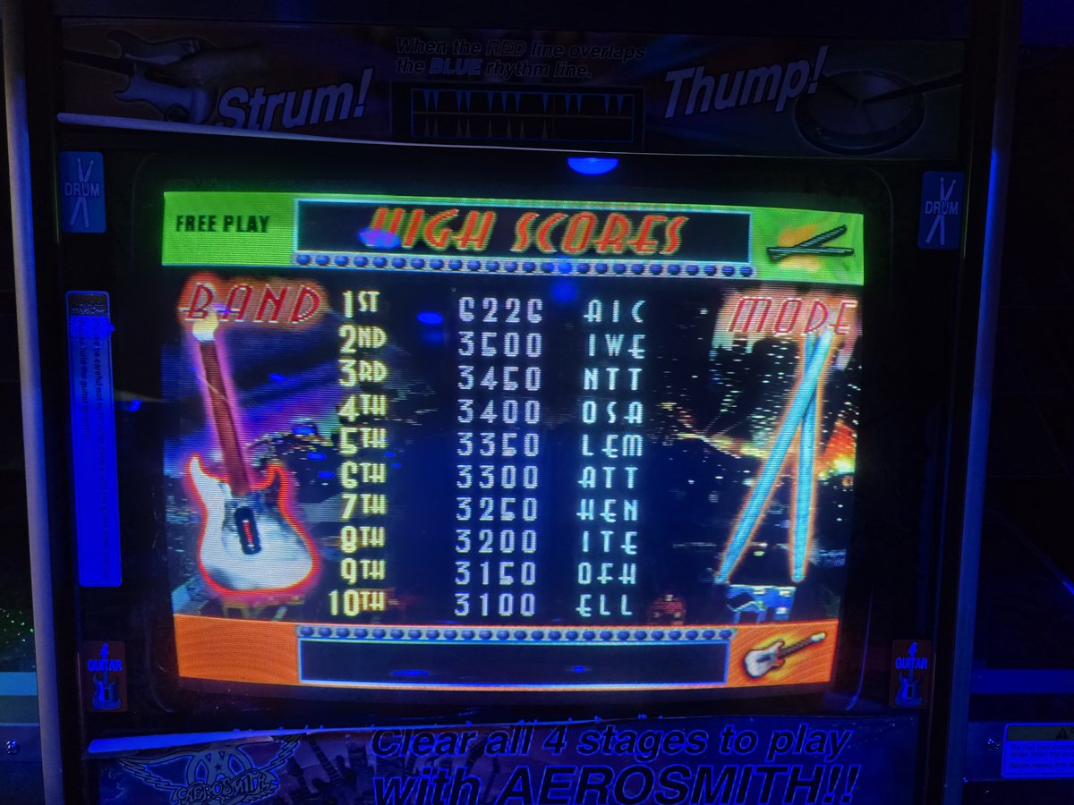 DDRMixer's tweet photo. Not a lot of high scores stored. AIC, CAT, and myself. https://t.co/GBvrkwmYw2