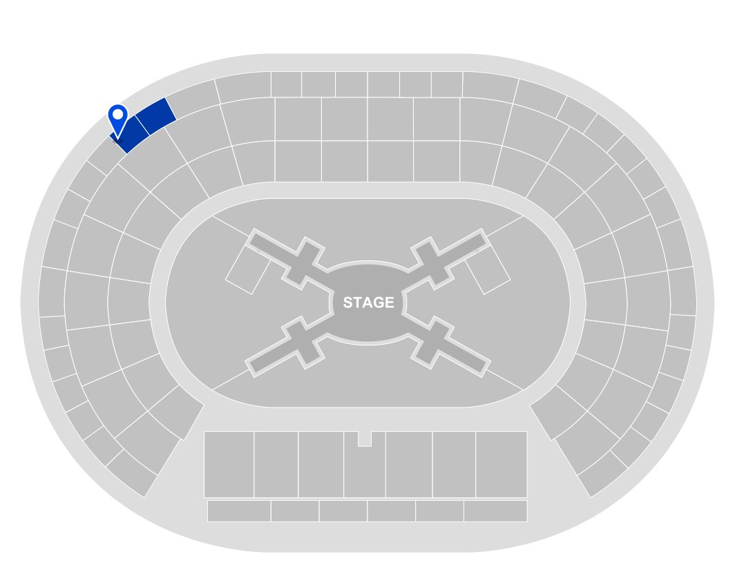 braverudolf's tweet photo. @bluesidedgrey @HOBlTAE Yes! Is section K row 8 seat 22
Here is in the map~ https://t.co/psCwLzllee