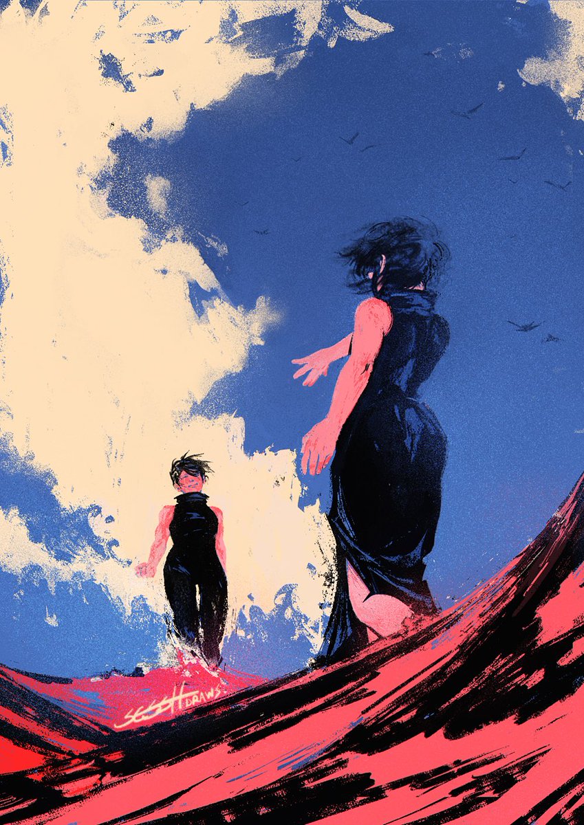 sesshdraws's tweet image. do i suffocate or let go? 🕊️

maki and mai piece i did for @zenintwinzine back in 2023.

#makizenin #jujutsukaisenfanart #JujutsuKaisen  #呪術廻戦