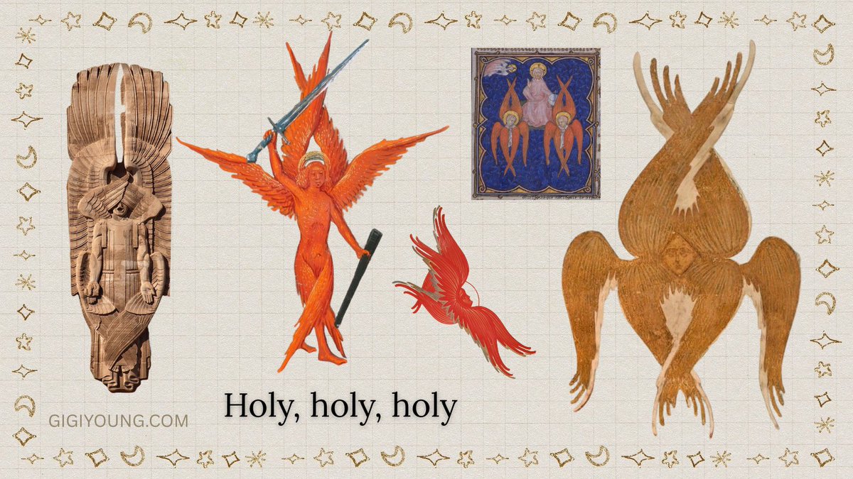 mysticinthemoon's tweet photo. 𝗧𝗵𝗲 𝗦𝗲𝗿𝗮𝗽𝗵𝗶𝗺

The angelic hierarchies are divided into nine classes of angels, each distinct in nature and task. Each class of angel is an emanation of God, with the first angels of creation being called the Seraphim.

The word Seraph means fire, and these angels are often depicted with red wings, portraying their role in conveying the primordial flame of life. They are the burning ones, or the fire spirits of the hierarchies, who purify the world by radiating forward the love of the Father, which is experienced by humanity as “spiritual fire.” In esoteric imagery, the Father’s love manifests as pure spiritual fire.

The emergence of the Seraphim can be observed cosmologically as the beginning of the creation of our cosmos. The moment the Seraphim emerged from the Father is the moment our cosmos began. In this sense, as the first beings to exist, the Seraphim are the only angels in the hierarchy to interact directly with the Godhead.

From the Seraphim emerge the entire spiritual hierarchy and all life as we know it. All angels and human beings can trace their origin back to the Seraphim as the primal emanation. All creation follows from their original fire.

Rudolf Steiner described the Seraphim in his lecture series titled 𝘛𝘩𝘦 𝘚𝘱𝘪𝘳𝘪𝘵𝘶𝘢𝘭 𝘏𝘪𝘦𝘳𝘢𝘳𝘤𝘩𝘪𝘦𝘴.

“The beings who, as it were, are nearest to God Himself, who, as it is beautifully expressed in Christian Western Esotericism, ‘bask in the light of God’s countenance,’ are the Seraphim, Cherubim and Thrones.”
𝘎𝘈 𝟣𝟣𝟢

In the Bible, the Seraphim are described in Isaiah’s vision as surrounding the throne of God, calling out to one another and exclaiming, “Holy, holy, holy.”

"Holy, holy, holy is the Lord of hosts; the whole earth is full of His glory"
𝘐𝘴𝘢𝘪𝘢𝘩 𝟨:𝟥

They are also envisioned as having six wings, two covering their faces, two covering their feet, and another pair used for flight. The obscuring of their bodies with their wings may symbolize the heavy veils that separate us from them. The Seraphim are such exalted spiritual beings that we cannot fully perceive them. In this way, the first hierarchy is the most difficult for us to understand.

“Above Him stood seraphim, each having six wings: with two wings they covered their faces, with two they covered their feet, and with two they were flying.”
𝘐𝘴𝘢𝘪𝘢𝘩 𝟨:𝟤
 
 Rudolf Steiner also describes the Seraphim as the Spirits of Love and reveals that they do not act out of their own interests, but are executors of divine will. They work in tandem with the other two beings of their triad, the Cherubim and the Thrones. The Seraphim, Cherubim, and Thrones thus form the first triad, or the first hierarchy.

Perhaps the most fascinating mystery of the first hierarchy is that they are the embodiments of a prior solar system in which our current sun and solar system emerged out of. This means that our solar system emerged, not chaotically or coincidentally, but rather as a later incarnation of prior solar systems. Or, that our solar system is a continuation of an earlier system that already reached its completion long before humanity emerged. Our sun and its planets arose out of the primordial ‘forge’ of their parent solar system and the mysteries of these prior systems are held within the first two hierarchies. Our relationship to them reveals not only our creation, but the creation of our entire cosmos.

“…at the beginning of our solar system, the Seraphim received the supreme plans of the Divine Trinity which contain how our solar system is to evolve through Saturn, Sun, Moon, Earth, Jupiter, Venus and Vulcan. Seraphim is a name which has always been interpreted by all those who have understood it correctly in the sense of the old Hebrew esotericism itself, in such a way that the Seraphim have the task of receiving the highest ideas, the goals of a world system from the Trinity. The Cherubim, the next lower level of the Hierarchy, have the task of expanding in wisdom the goals, the ideas, which are received from the highest Gods. The cherubim are therefore spirits of the highest wisdom, who know how to translate into practicable plans that which is indicated to them by the Seraphim. And the thrones in turn, the third degree of the Hierarchy from above, have the task now, very figuratively speaking of course, of laying hands, so that what has been thought out in wisdom, so that these lofty world-thoughts which the Seraphim receive from the gods, which the Cherubim have thought through, may be put into reality.”
 GA 110

This revelation is key in esoteric Christianity, in which the cosmos is understood quite differently than in modern science. In esoteric Christianity, the cosmos is first seen as a spiritual being and as the result of a series of emanations or developments. Each development recapitulates the last and brings forth something new. These prior emanations are classically observed in the fixed stars, or the zodiac.