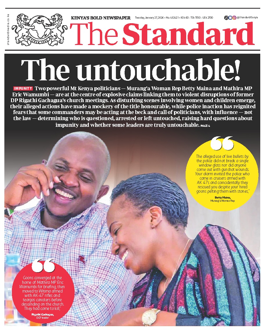 nyanducha's tweet photo. Today's newspaper headlines.
Tuesday, 27th January 2026
Contact #Victorock #Kenya on 0706357055 or info@victorockkenya.com for #Ubibot soil, temperature & humidity IoT #sensors, #Sophos firewalls, #Cisco #Meraki firewalls & switches.
#ePaper #Gazeti #Othaya #UDA #Krowbar #Ruto https://t.co/qhgNF3VKgy