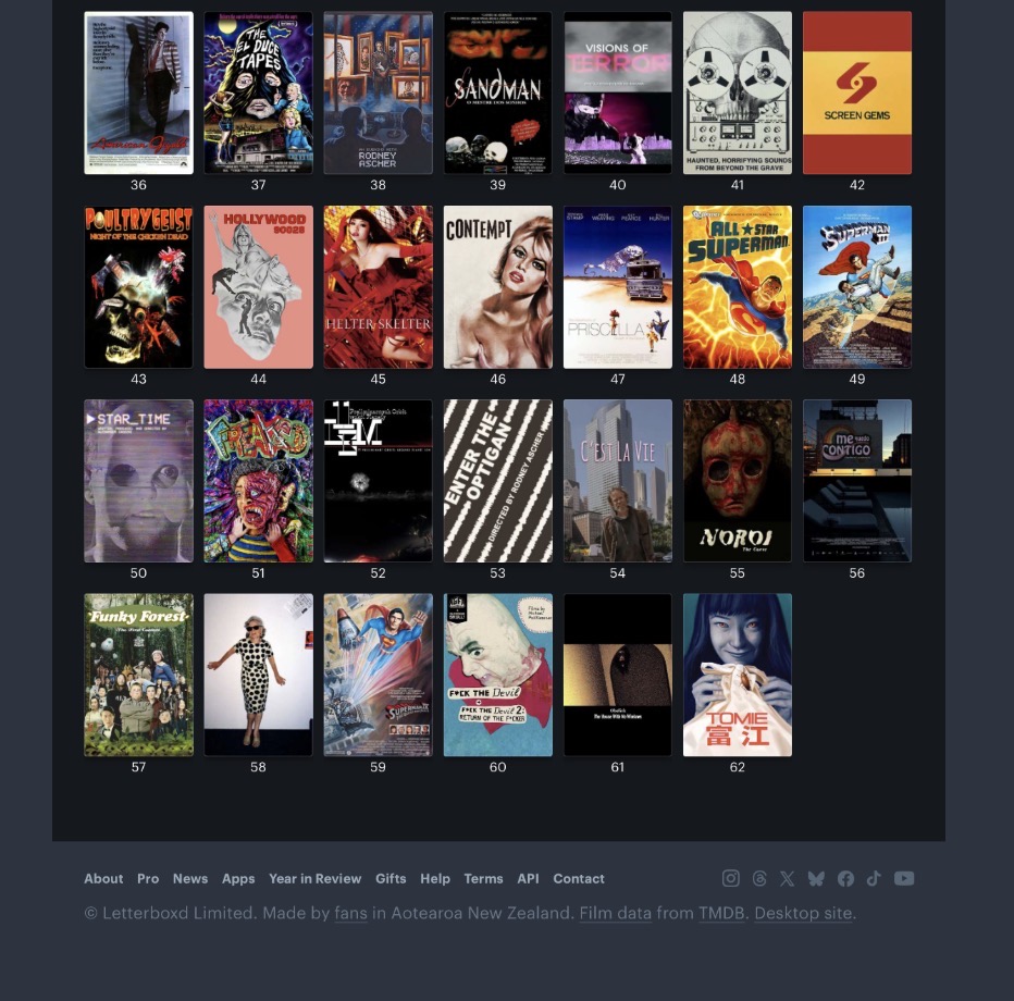 IsaacEzban's tweet image. Celebrating the importance of also watching old films you haven´t seen and discovering new gems every year, and still following with my lists from 2025, this week on #ListOfTheWeek # 300, a very important number and a very important list: MY FIRST WATCHES (OF OLDER MOVIES) DURING