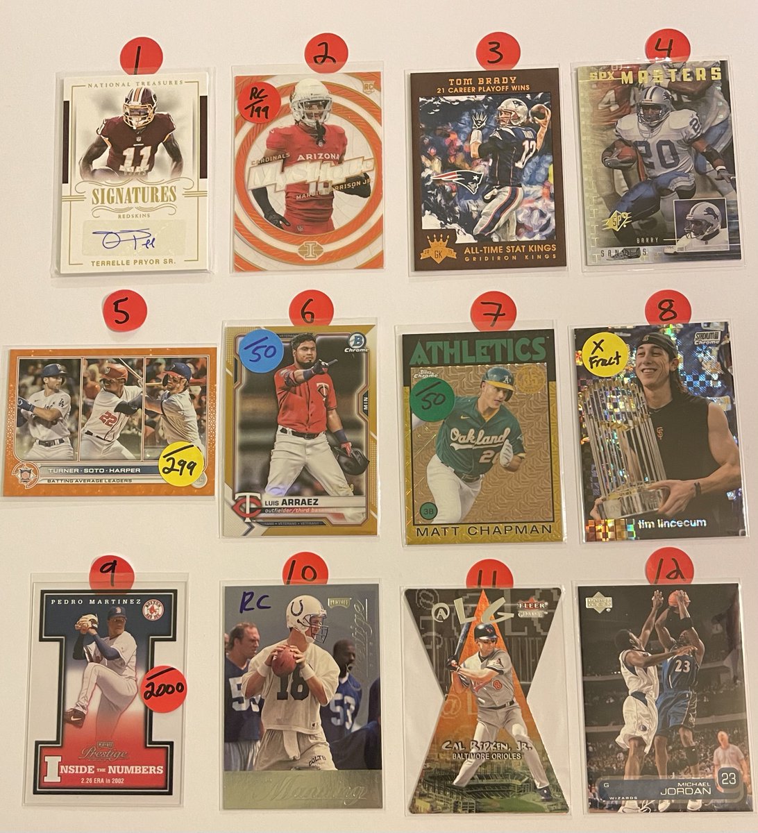 Here’s a preview of tonight’s cards!

See you at 8:30pm est for night 4 of my January stack sale!