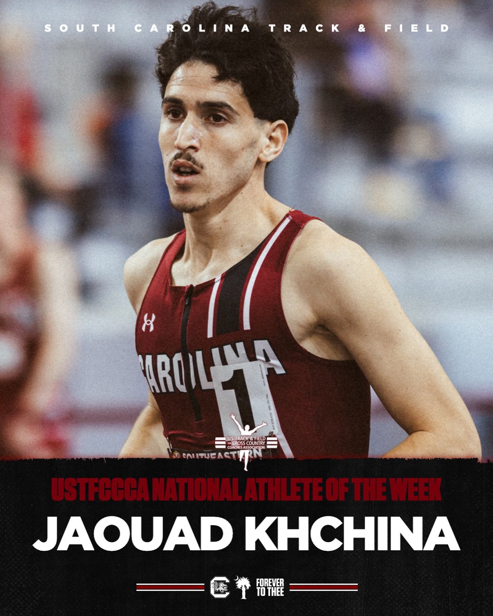 GamecockTrack's tweet image. Just the second male Gamecock to earn the honor 🤙