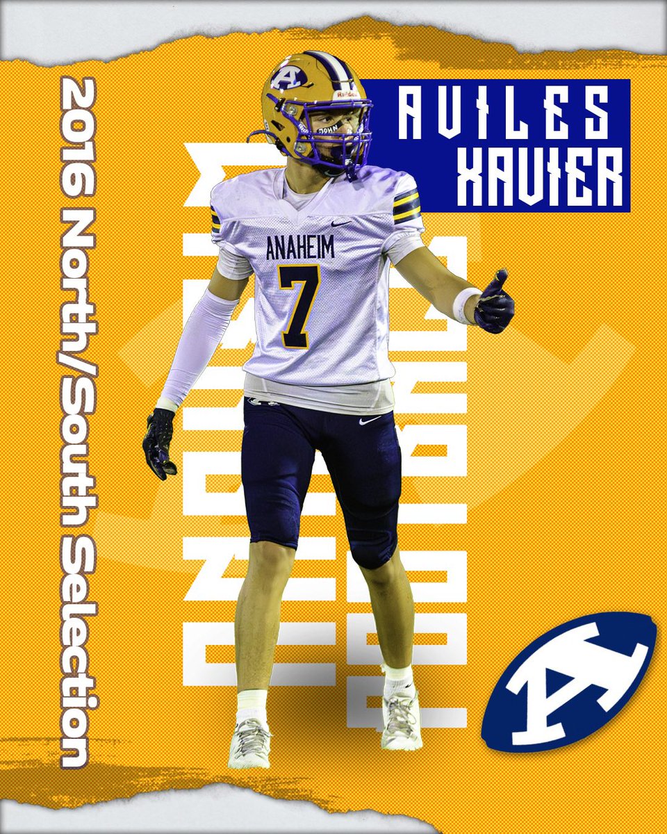chavezimages's tweet photo. Come on out and support Xavier Aviles, Anaheim's very own selection to the North/South All-Star game! It's happening on January 31st at Newport Harbor High School, kicking off at 7:00 PM. Don't miss the chance to cheer for Xavier and witness some incredible talent on the field! https://t.co/rYi1dsJHrZ
