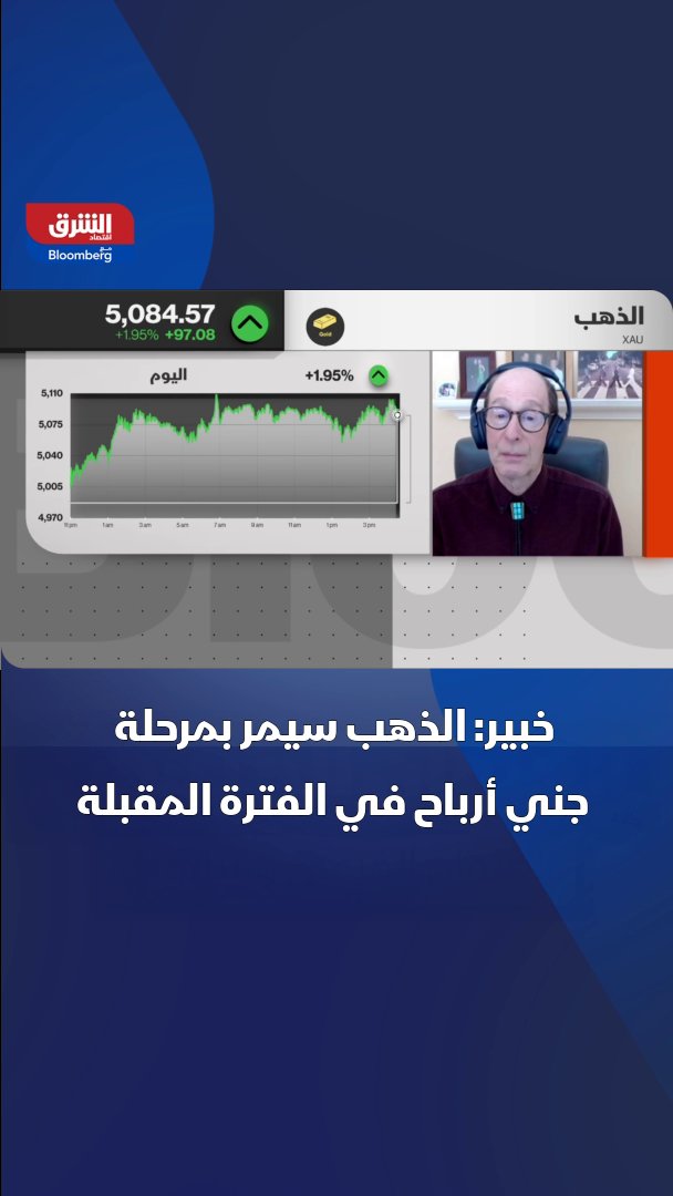 الذهب سيمر بمرحلة جني أرباح الفترة المقبلة. بحسب مؤسس The Institutional View أندرو أديسون 