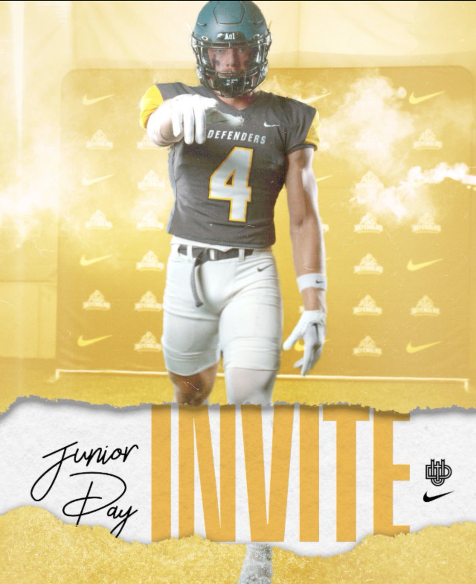 Thank you for the invite <a href="/DordtFB/">Dordt Football</a>