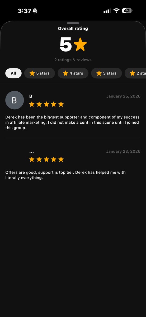 “I did not make a cent in this scene until I joined this group.”

Words like that are why I built the AffX community. We provide the top-tier support and offers you need to get real results in affiliate marketing.

Ready for a change? Link in bio
