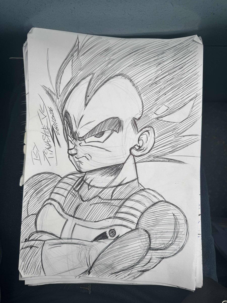 TinasheJadius's tweet photo. I HEAR DRAGON BALL SUPER IS BACK!!!!

Finally return to draw Son Goku &amp; Prince Vegeta. sheesh...how long did I drawn them again?

#DragonBall #DBS #ドラゴンボール #ドラゴンボール超 #Fanart #DBREDRAW #traditionalart https://t.co/seyLjNzPeA