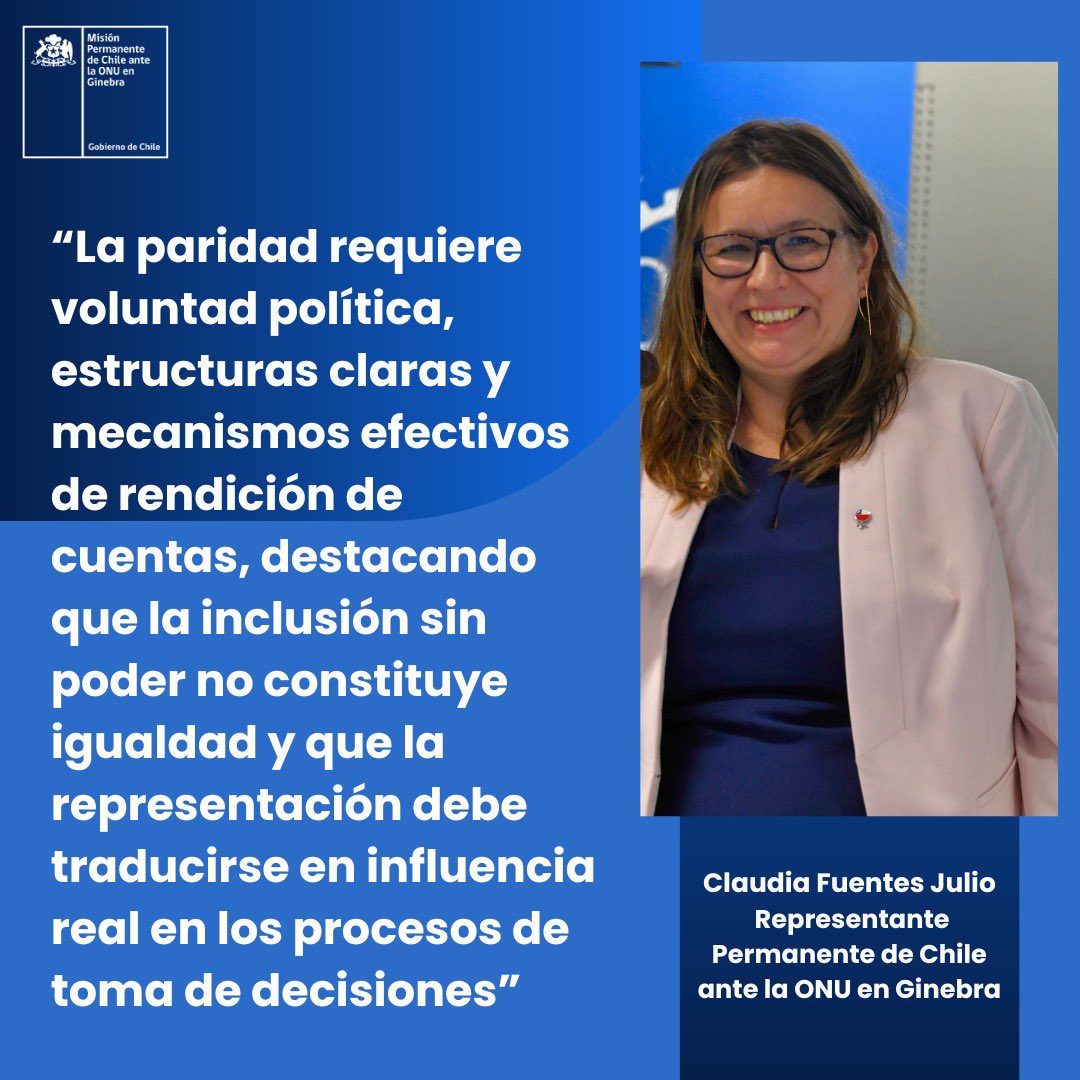 Chile 🇨🇱 en Ginebra tweet media