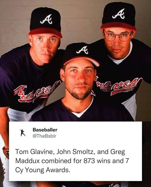 Greatest trio of pitchers of all-time.