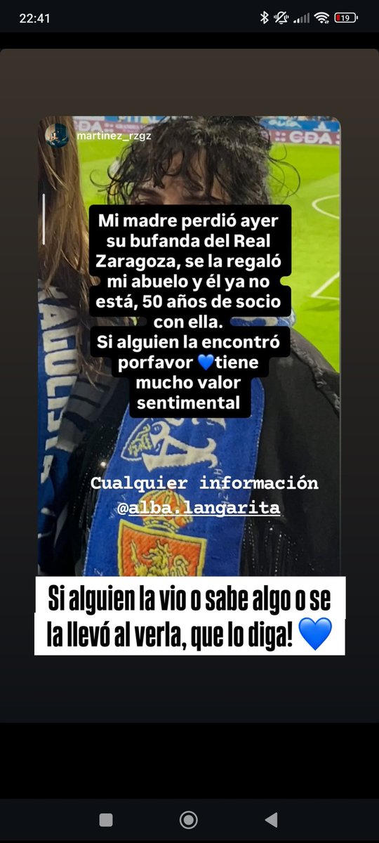 Me pasan esta captura, a ver si podemos echarle una mano. Se agradece RT o compartirlo de alguna manera. Suerte!! 🙌🏽🙏🏽