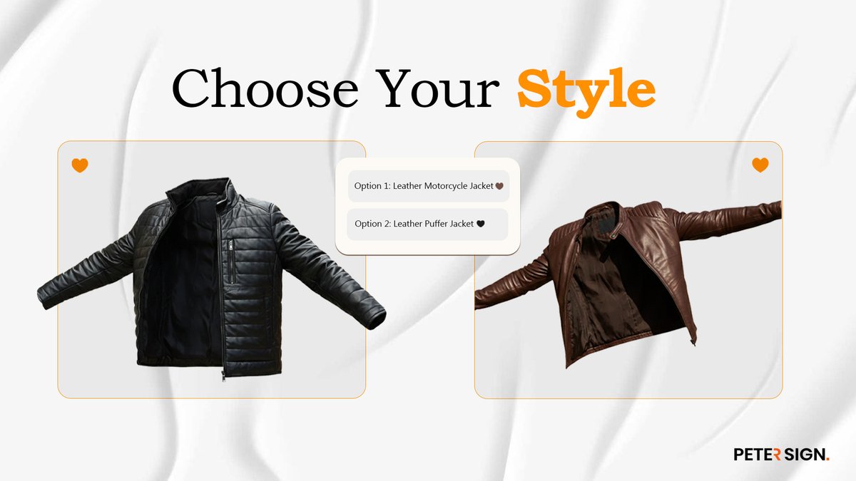 peter_sign's tweet image. Black or Brown? Edgy or Sophisticated? 🧥

Drop a 🖤 for Option 1 or a 🤎 for Option 2 in the comments!

#PeterSign #LeatherWeather #MensFashion #StyleEdit #OOTDMen #LeatherJacketStyle #WinterWardrobe