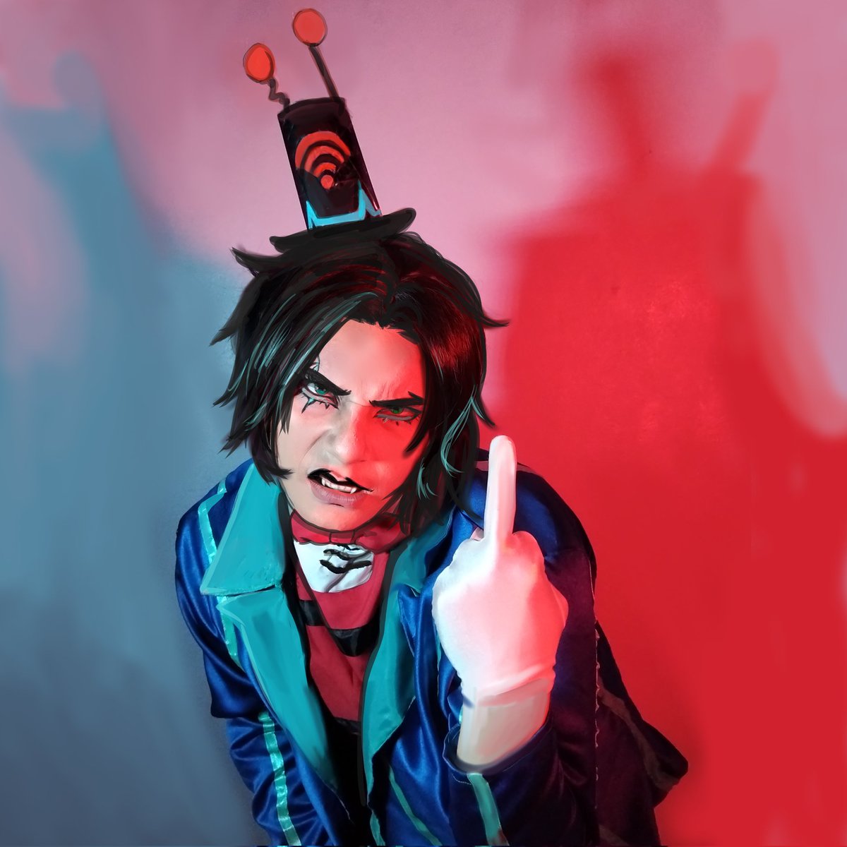 TakanoSenp37506's tweet photo. Big boys don't cry, just conquer!!!
lol
#vox #voxcosplay #HazbinHotel #HazbinHotelVox #cosmaker #cosplay https://t.co/76FCx9mqI7