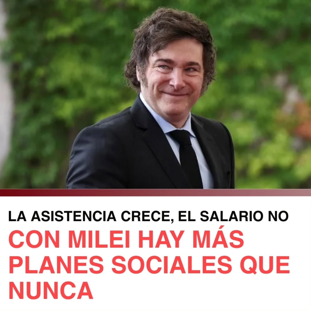 🚨ESCÁNDALO TOTAL:
🔥RÉCORD HISTÓRICO DE PLANES SOCIALES 🔥

Alberto Fernández terminó con 4 millones de planes sociales. 

MILEI LOS LLEVÓ A 6 MILLONES🔥

Cuando esto termine mal (y va a terminar muy mal) que nadie se haga el distraído. 

Algunos lo venimos diciendo hace rato: