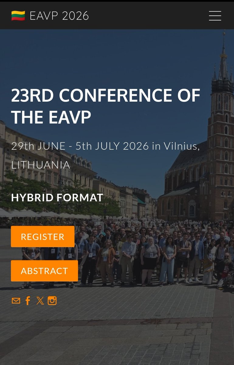 DarjaDankina's tweet image. ⚠️The 23rd EAVP is coming in 5️⃣ months to 🇱🇹 #Vilnius ✨🤓
Don’t forget to register ⬇️
eavp2026.weebly.com/registration.h…
#conference #paleontology #Lithuania