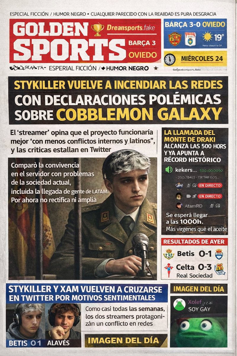 Furra181's tweet image. Día 7 de Breaking News hasta que empiece Cobblemon Galaxy