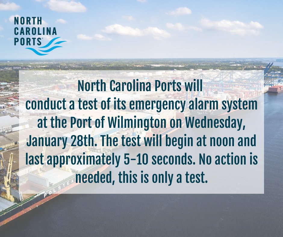 North Carolina Ports tweet media