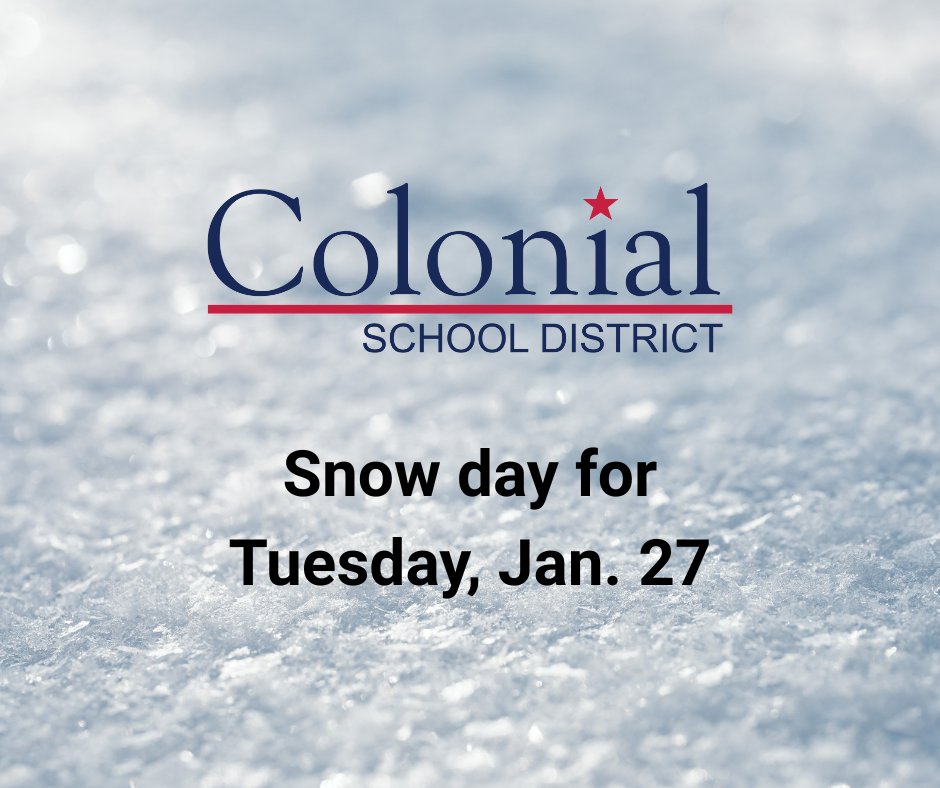 Colonial School District tweet media
