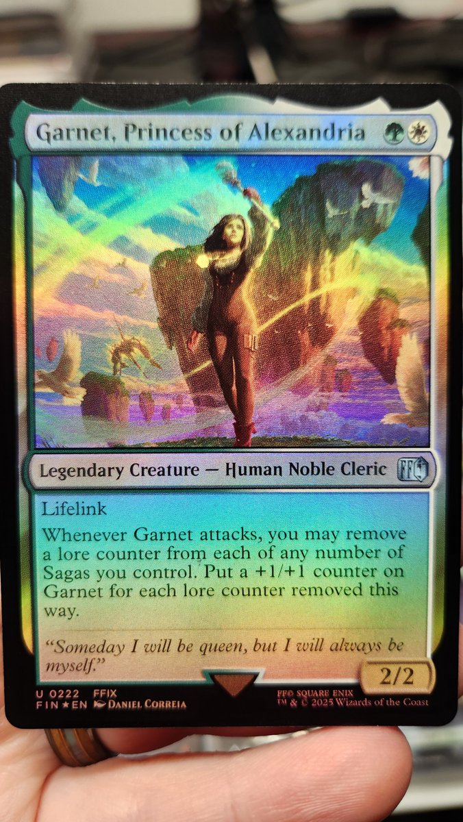 Favorite pulls from my Final Fantasy Magic the Gathering pack