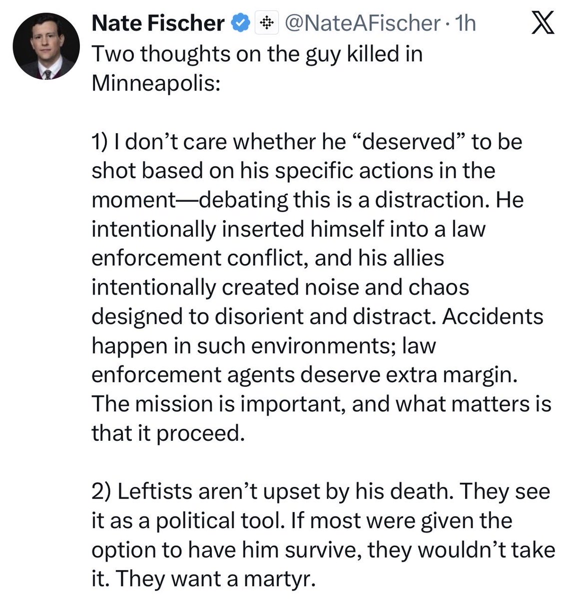 This gets it exactly wrong. People who are given the power to kill by the state should have less margin for error, not more. Before you shoot a guy in the back 10 times, you have to be really sure he represents a serious threat to you or other people.