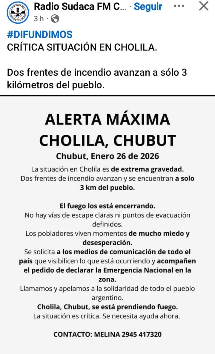CHOLILA NECESITA AYUDA