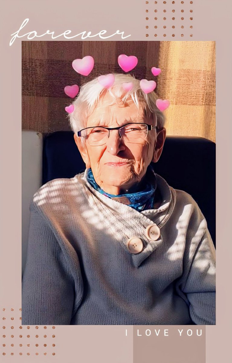 Adieu mémé 😭😭😭