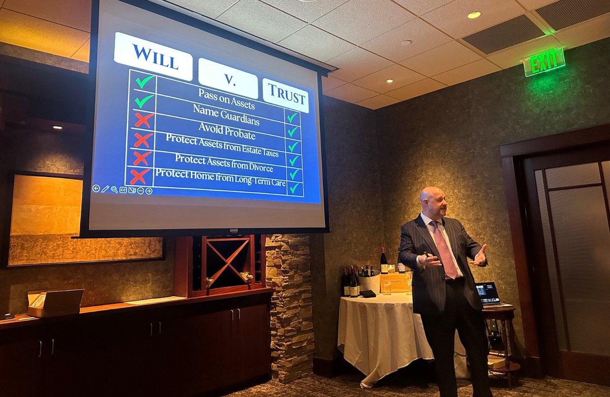 Our retirement planning seminar at Seasons 52 was a total hit! 

Missed the fun? Stay tuned for details on our next seminar coming soon! 📅

#Seasons52 #EstatePlanning #RetirementPlanning