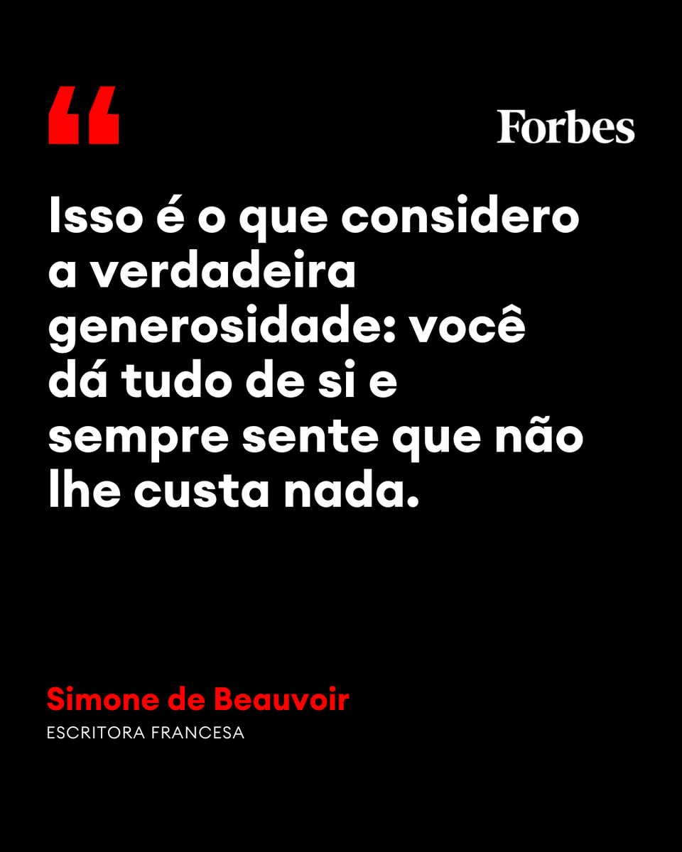 ForbesBR's tweet photo. Simone de Beauvoir (1908–1986) foi escritora, filósofa e intelectual francesa, referência do existencialismo e do pensamento feminista no século XX.

#SimoneDeBeauvoir #Generosidade #Sucesso #Objetivo #FraseDoDia #ForbesBR https://t.co/ePzUl8m6oQ
