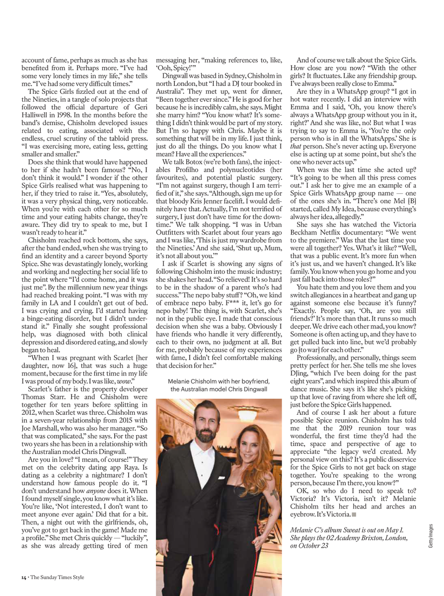 MelanieCNews's tweet photo. The Sunday Times Style - 25th Jan 2026 - @MelanieCmusic - part 2

Download : https://t.co/j6pS2wWI9T https://t.co/relzdiUGy8