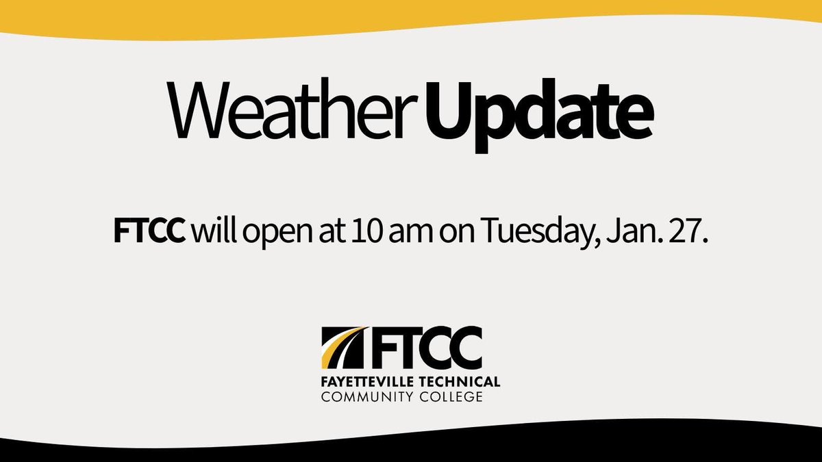 Fayetteville Technical Community College tweet media