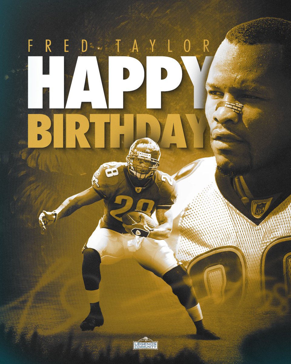 We hope your birthday is Taylor-made, Freddy T!
@FredTaylorMade | #DUUUVAL