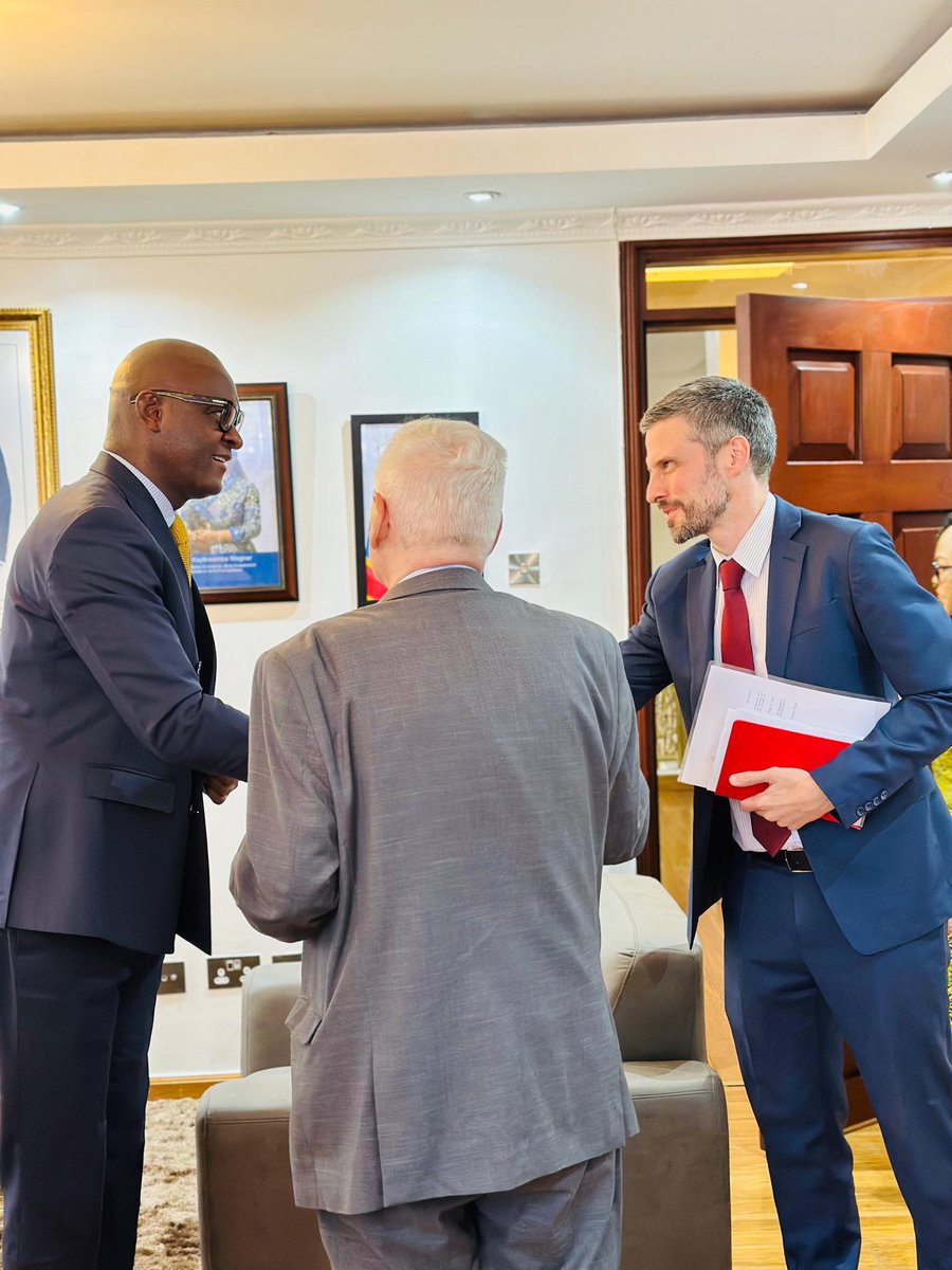 Davidtsk49's tweet image. Dear Ambassador @Alejandro_levit, it has been an honor to host you for a courtesy call. Strengthening relations between our two countries and recognizing the crucial role of the DRC within the UNSC constitute the cornerstone of our diplomatic endeavors.