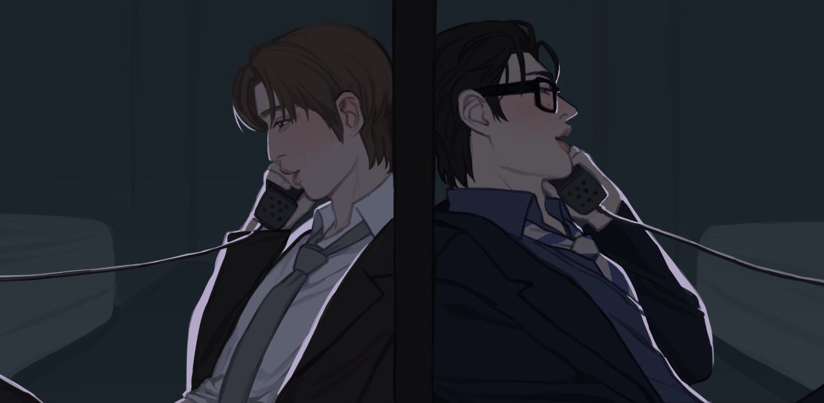 saucyhotteok's tweet image. old man yaoi colleagues yh and mg on a work trip who cant stop thinking about each other in the next room over...