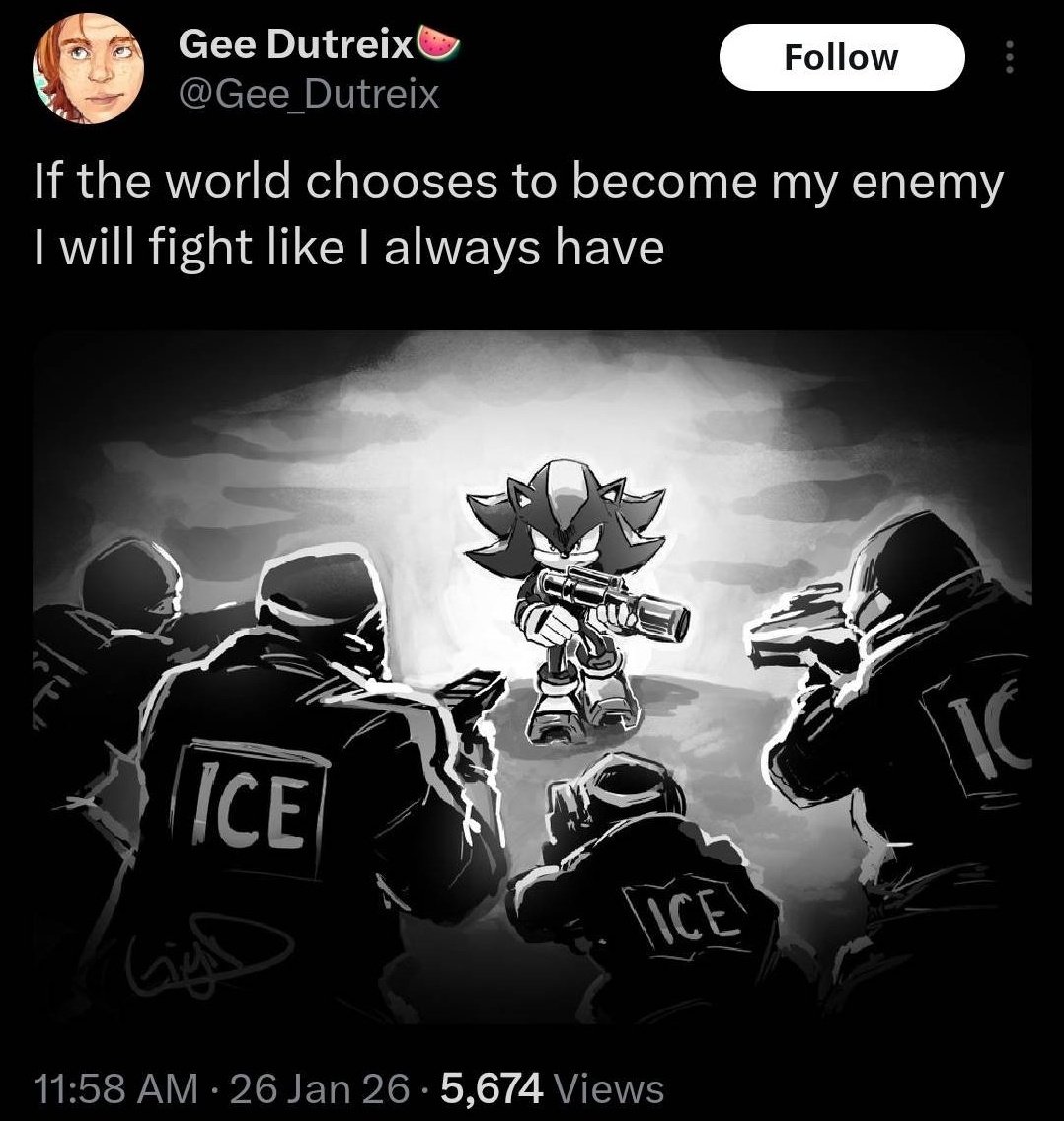 Shadow's entire game is about vanquishing illegal aliens btw