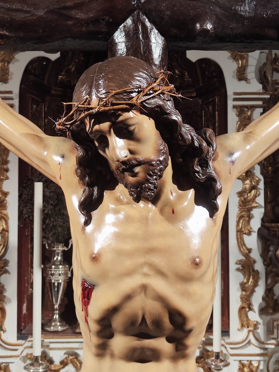 El Stmo. Cristo de la Buena Muerte de la Hdad. del Santo Entierro de #Estepa fue realizado por Pío Mollar Franch en 1927. Repasamos la obra de este imaginero en el siguiente enlace: devocionesdeestepa.blogspot.com/2026/01/pio-mo…