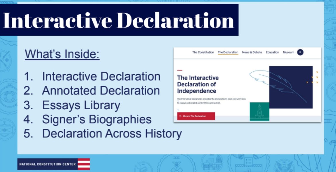 Thank you <a href="/ConstitutionCtr/">National Constitution Center</a>  for a great session on Principles of America at 250! We explored classroom ready resources like the interactive &amp; annotated Declaration, essays library, signers’ biographies, and the Declaration across history. <a href="/KEDCGrants/">KEDC Grants</a> <a href="/kedc_epic/">EPIC</a> <a href="/KyWriteRight/">Jackie White Rogers</a>