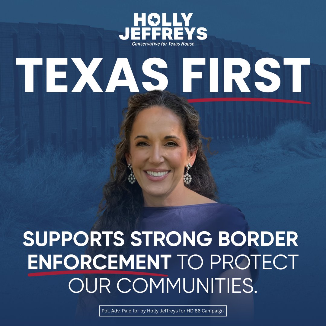 I see the border crisis every day. Rural clinics and hospitals are under strain, and dangerous drugs are flowing into our communities.

I will stand with <a href="/realDonaldTrump/">Donald J. Trump</a> and <a href="/GregAbbott_TX/">Greg Abbott</a> to secure the border and put Texans first. Our communities deserve safety and order.