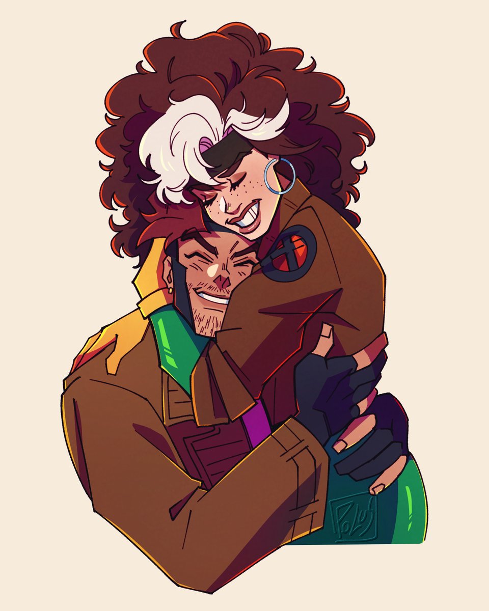 Poluslus's tweet image. a man happy with his wife