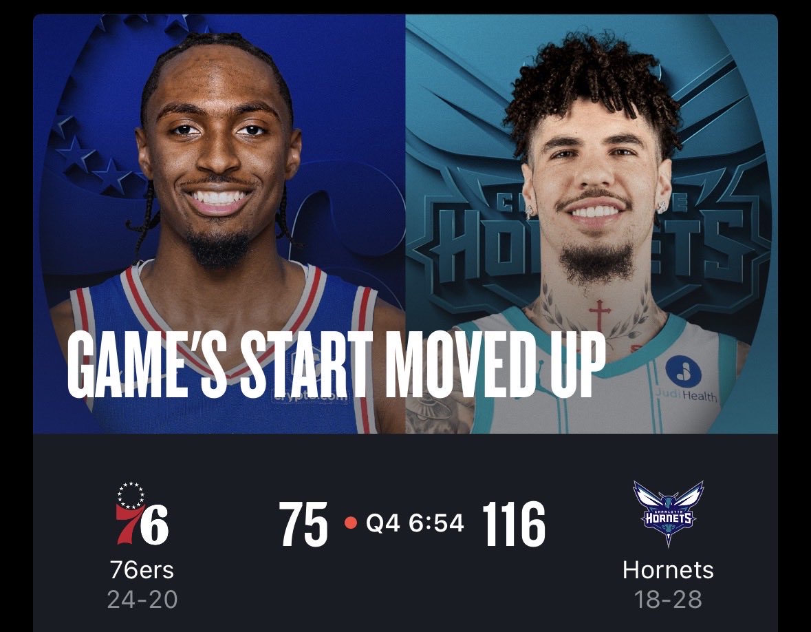 FastLifeBlack's tweet image. Yo @NBA when was this change made. 

Logged in at 5pm like i do everyday to see i missed a game 🤔