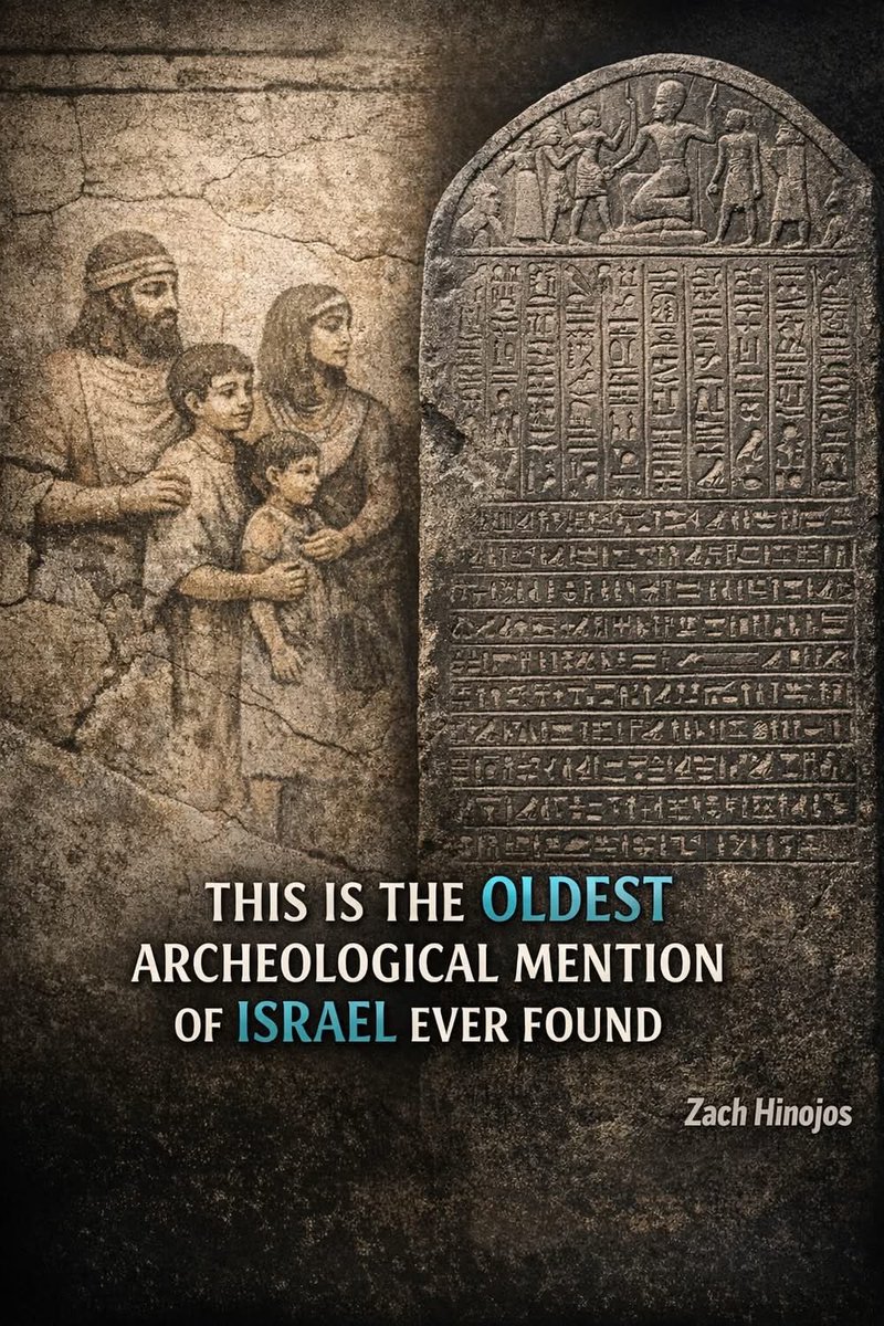 baum_p's tweet image. FACTS 
“Archaeologists in Egypt uncovered one of the most significant extra-biblical confirmations of the Bible: the Merneptah Stele. Dated to around 1208 BC and commissioned by Pharaoh Merneptah, the monument records a military campaign into Canaan—and mentions Israel by name