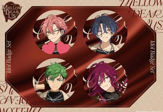 交換 あんスタ MELLOW DEAR US 缶バッジ セット 譲▶︎舞珠以外 各5 求